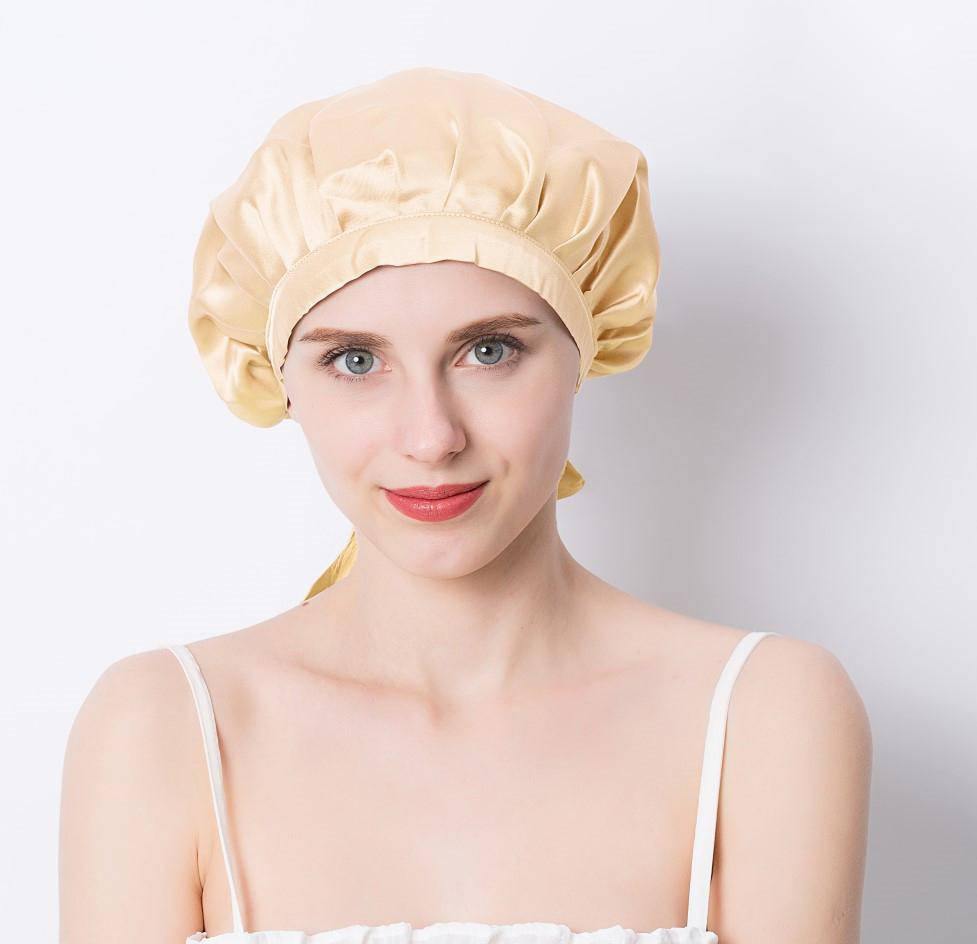 Silk Bonnet Ivory Silk Turban Silk Hair Wrap Summer Head 