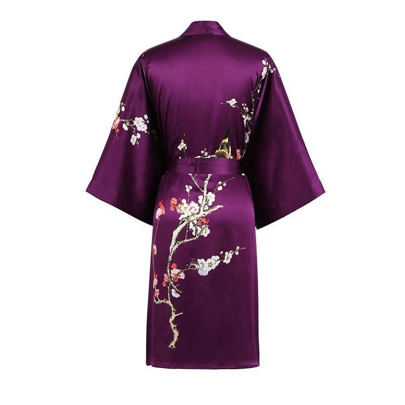 Cherry Blossom Silk Lingerie Dress For Women – BnB Accessories