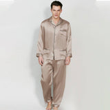 Best Mens Silk Pajamas Quality Long Luxury Real Mulberry Silk Pyjamas Pure Silk Sleepwear -  slipintosoft