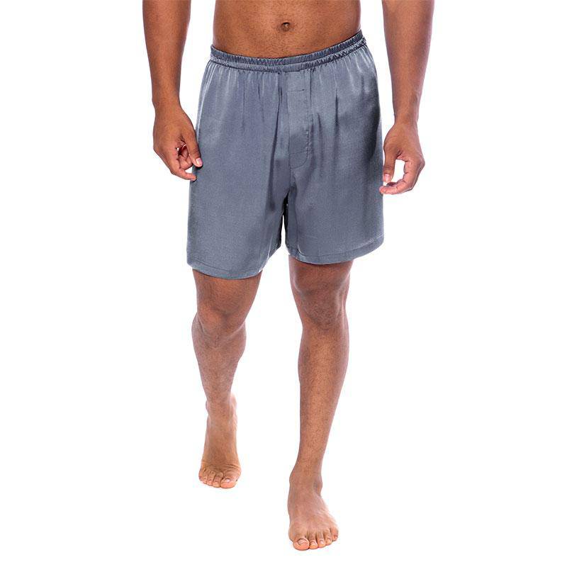 Men's Satin Boxer Shorts Underwear Sleep Pajama Shorts Silk Sleepwear  Boxers Underwear