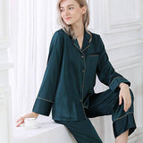 Pure Silk Pajamas Set For Women Luxury Nice Natural Silk Pajamas Best Silk Sleepwear On Sale