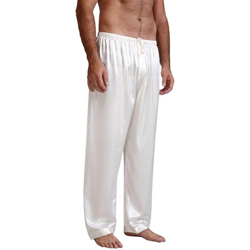 Men Satin Pyjama Boxer Shorts Nightwear Lounge Short Pants Sleepwear  Underwear