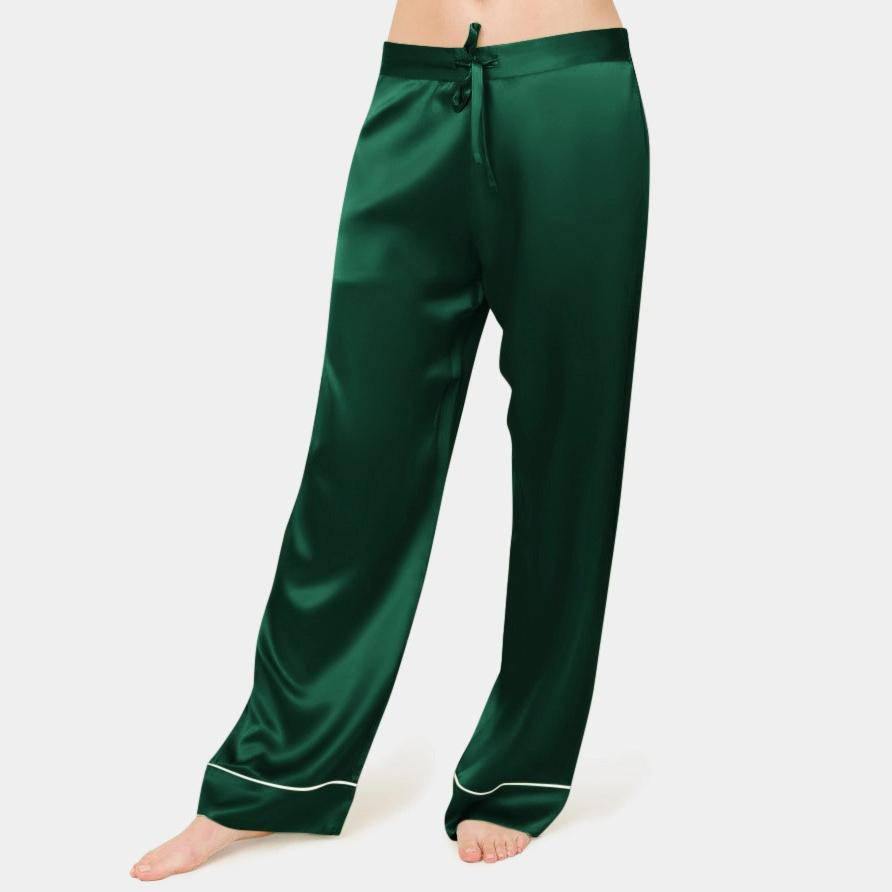 Women Silk Pants Silk Long Pants luxury Mulberry Women Silk Pajamas Pants - slipintosoft
