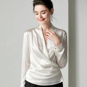 Women's Silk Blouse Silk Shirts Silk Tops 2023