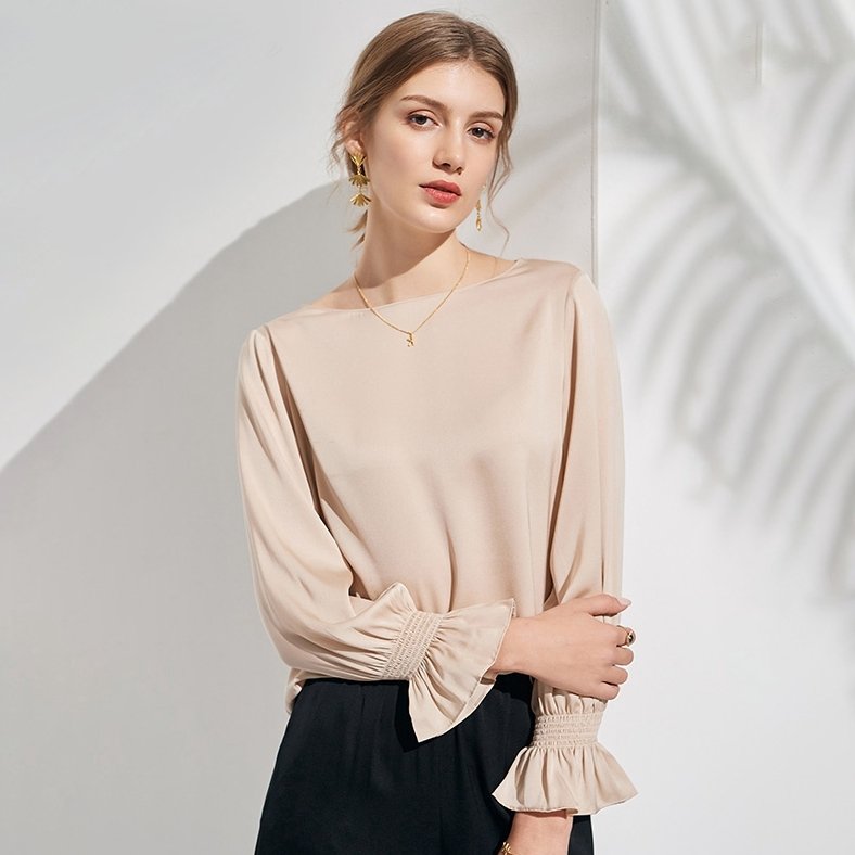 slipintosoft Versatile Ladies Silk Sleeveless Blouse 100% Mulberry Silk Cowl Collar Tops Black / Xs