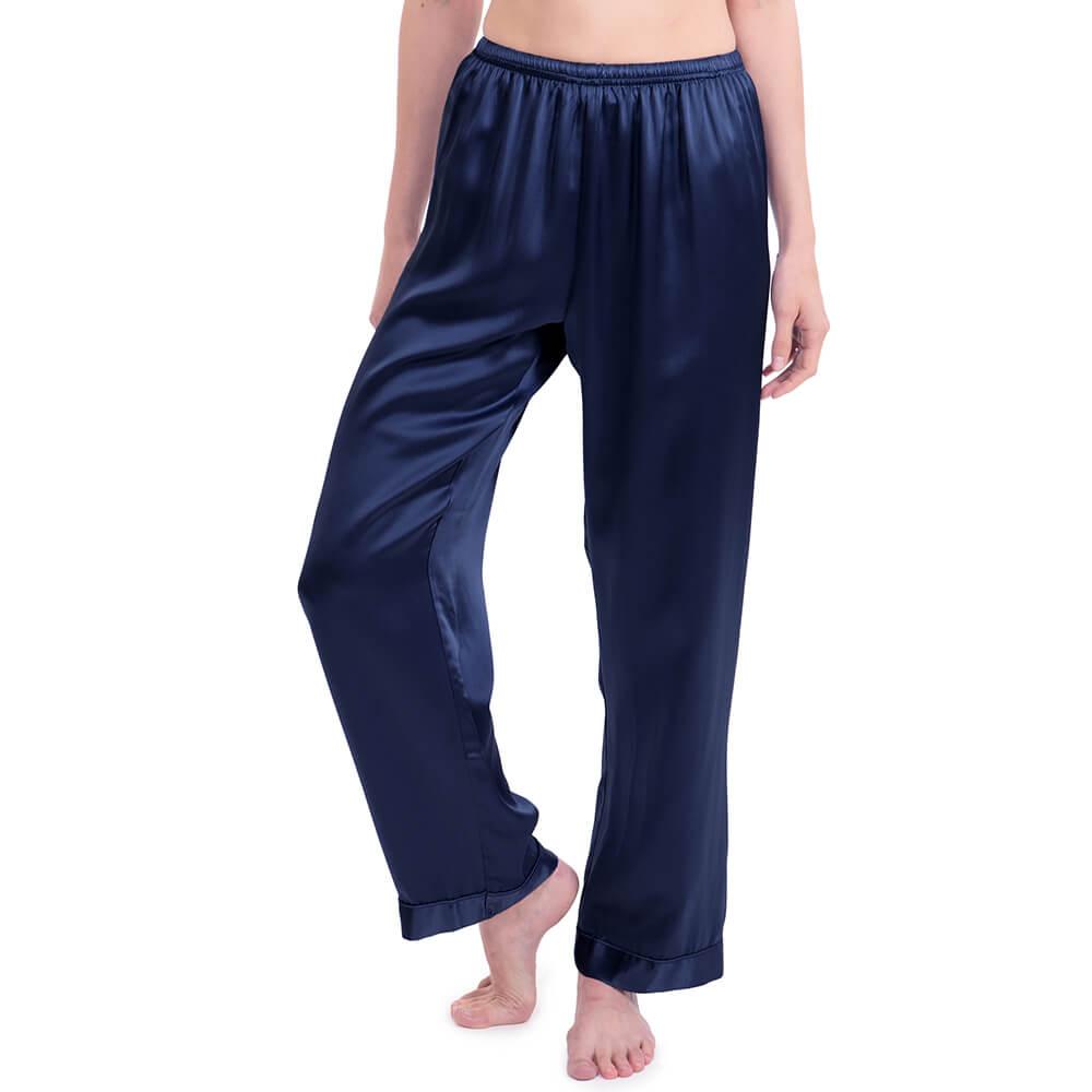 Women's Long Silk Pajama Pants - slipintosoft