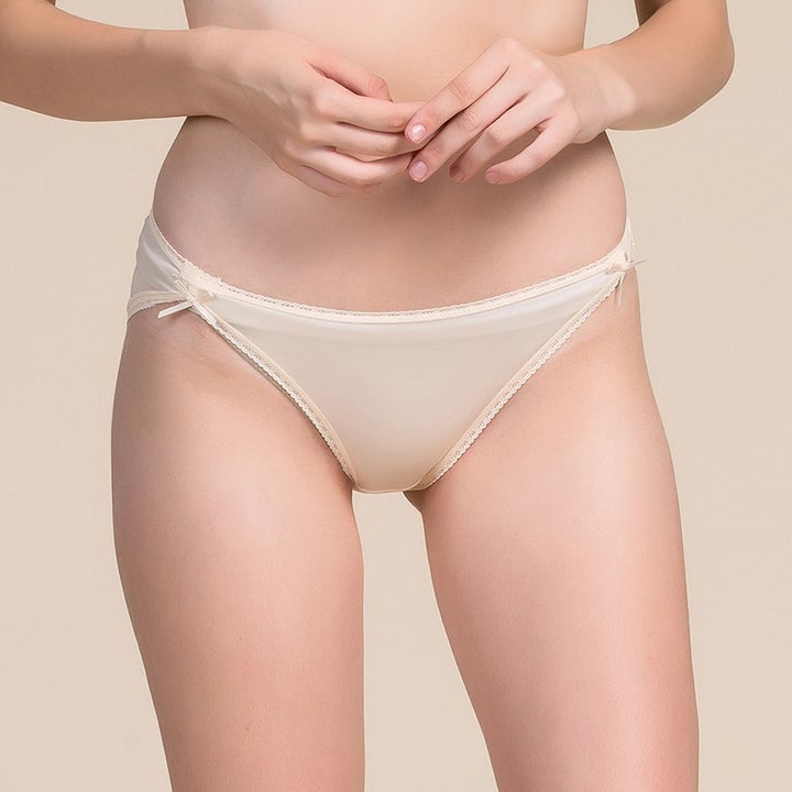 Women Underwear Sexy Briefs Low Waist 100% Real Silk Underwear