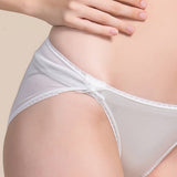 Womens Sexy Silk Panties Soft Cute Lace Silk Underwear - slipintosoft
