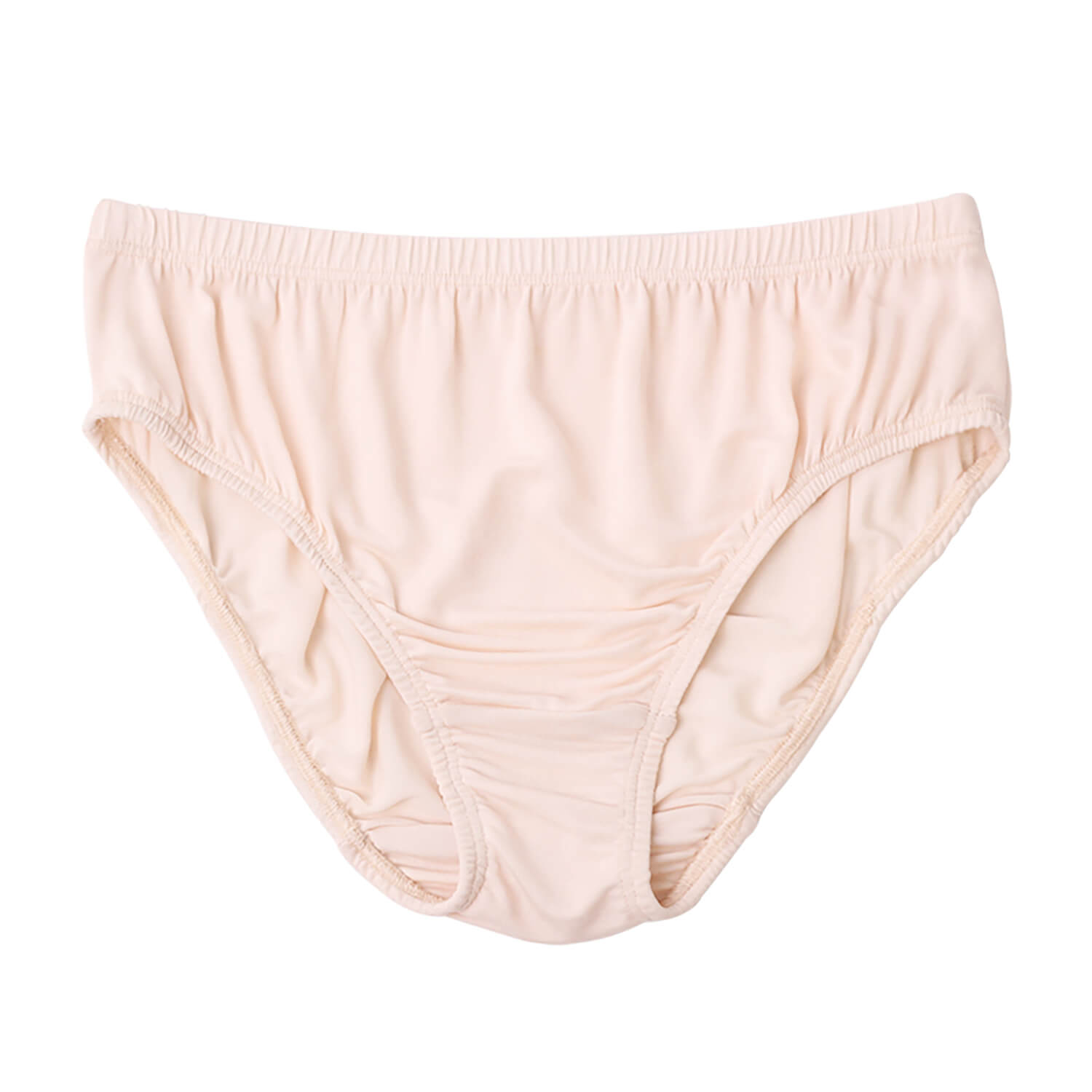 Women's silk mid-waist underwear, comfortable and breathable mulberry silk edged briefs - slipintosoft