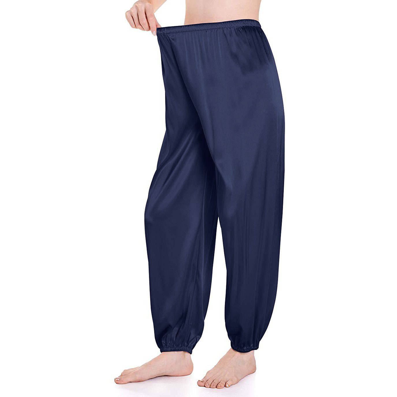 22 Momme Solid Silk Pajama Pants For Men